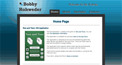 Desktop Screenshot of bobbyrohweder.com
